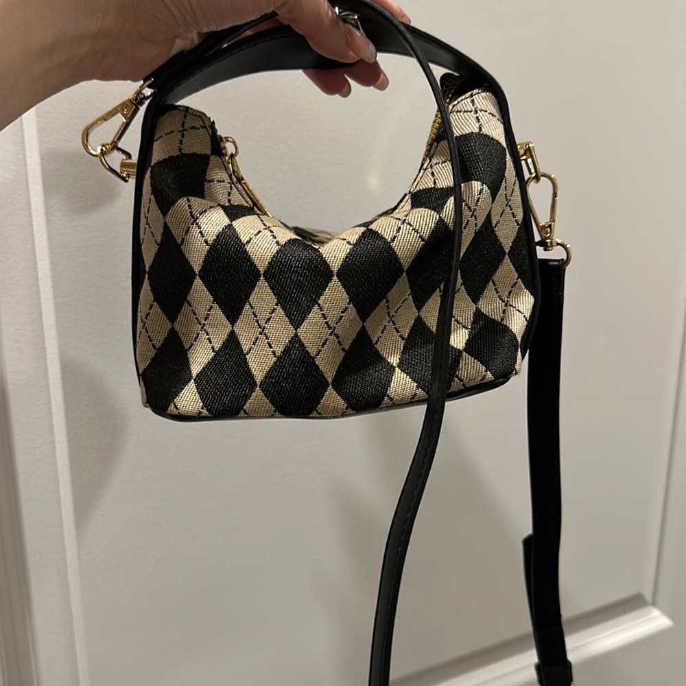 Clearance | chessboard Crossbody bag